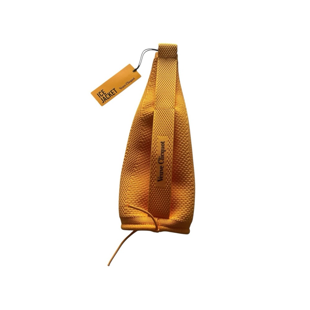 Veuve Clicquot Orange Champagne Ice Jacket Bottle Holder Knitted Bottle Bag